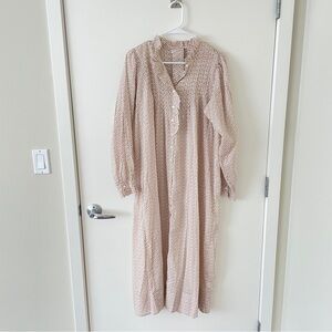 Doen stanton dress berry bisou floral RARE